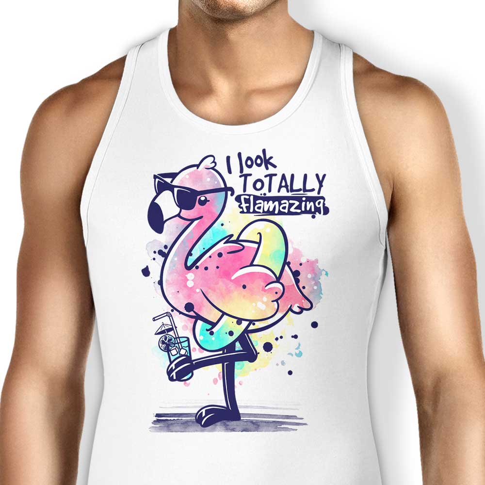 Totally Flamazing Tank Top - Adult & Kids T-Shirts, Sweatshirts & Hoodies apparel design preview 1