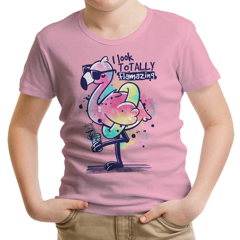 Totally Flamazing Youth Apparel - Adult & Kids T-Shirts, Sweatshirts & Hoodies apparel design preview 1