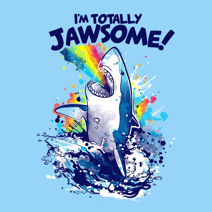 Totally Jawsome Women's Apparel - Adult & Kids T-Shirts, Sweatshirts & Hoodies apparel design preview 2