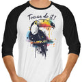 Toucan Do It 3/4 Sleeve Raglan - Adult & Kids T-Shirts, Sweatshirts & Hoodies apparel design preview 1