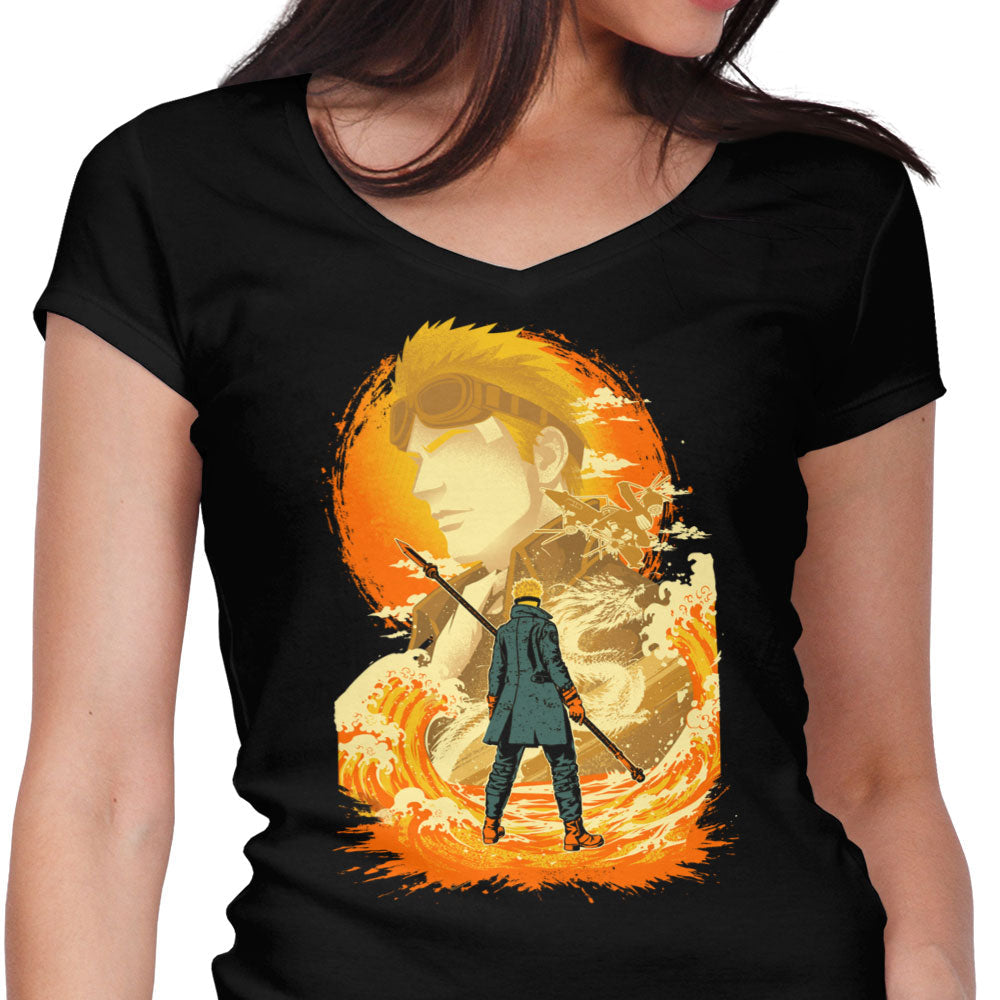 Toward the Stars Women's V-Neck - Adult & Kids T-Shirts, Sweatshirts & Hoodies apparel design preview 1