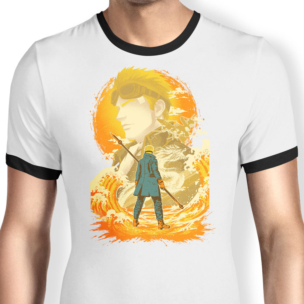 Toward the Stars Ringer - Adult & Kids T-Shirts, Sweatshirts & Hoodies apparel design preview 1