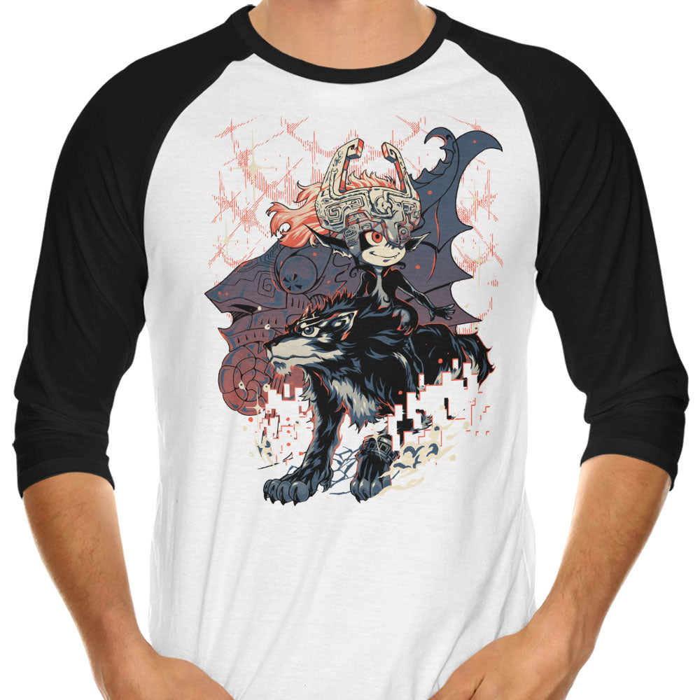 Towards the Light 3/4 Sleeve Raglan - Adult & Kids T-Shirts, Sweatshirts & Hoodies apparel design preview 1