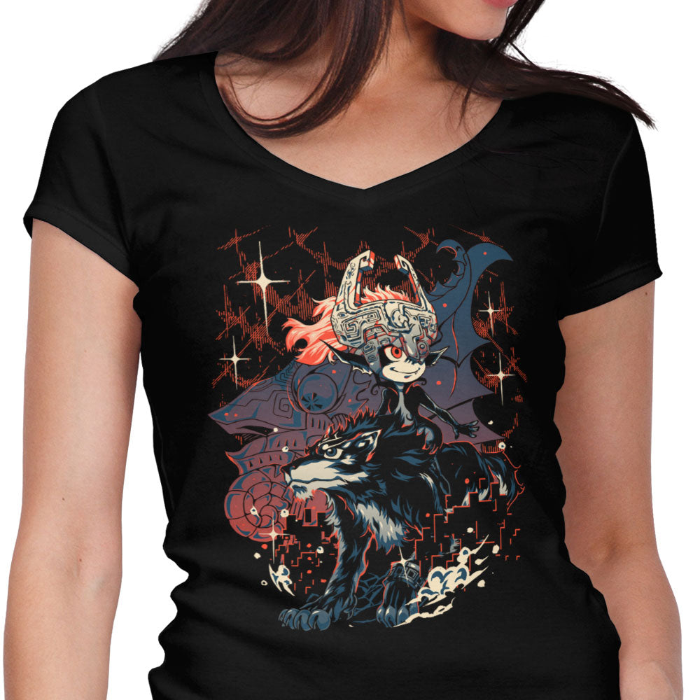 Towards the Light Women's V-Neck - Adult & Kids T-Shirts, Sweatshirts & Hoodies apparel design preview 1