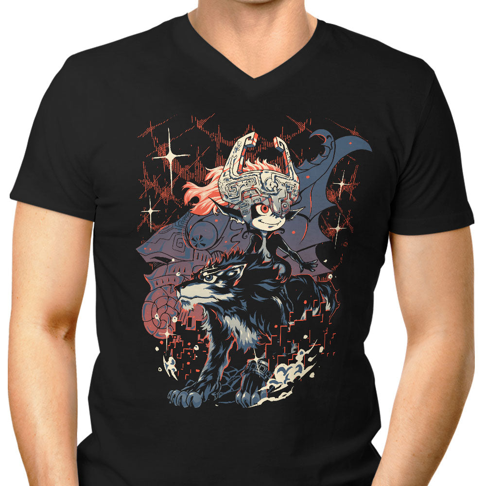 Towards the Light Men's V-Neck - Adult & Kids T-Shirts, Sweatshirts & Hoodies apparel design preview 1