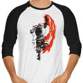Traditional Fighter 3/4 Sleeve Raglan - Adult & Kids T-Shirts, Sweatshirts & Hoodies apparel design preview 1