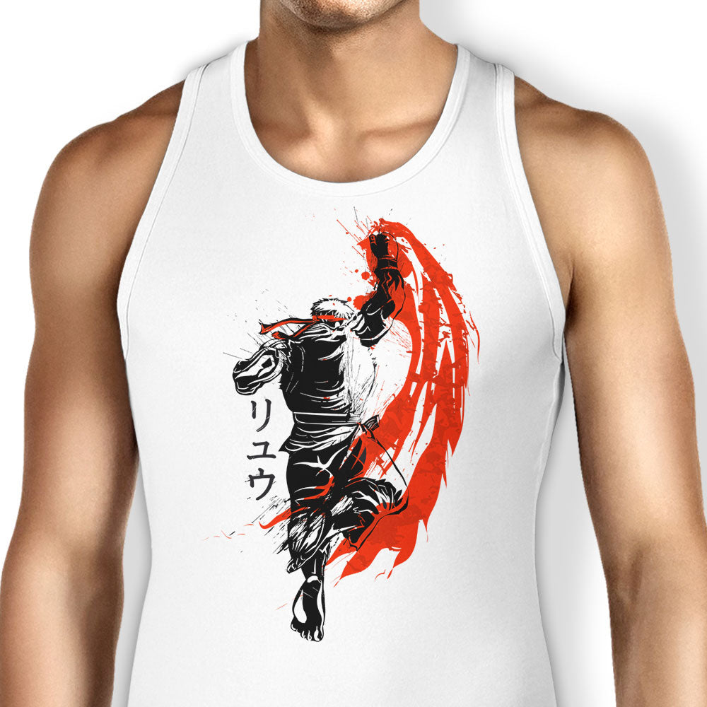 Traditional Fighter Tank Top - Adult & Kids T-Shirts, Sweatshirts & Hoodies apparel design preview 1