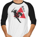 Traditional Triforce 3/4 Sleeve Raglan - Adult & Kids T-Shirts, Sweatshirts & Hoodies apparel design preview 1