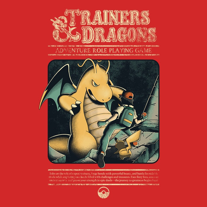 Trainers and Dragons Men's V-Neck - Adult & Kids T-Shirts, Sweatshirts & Hoodies apparel design preview 2