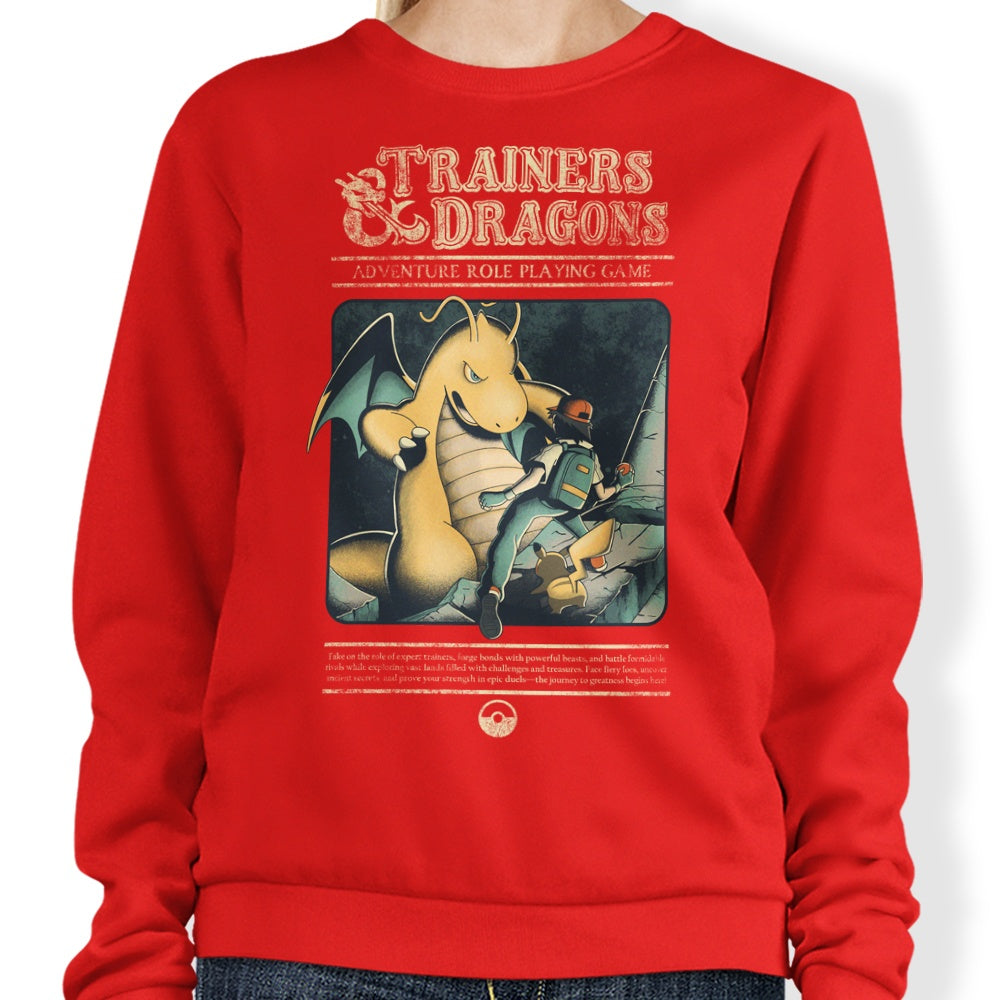 Trainers and Dragons - Adult & Kids T-Shirts, Sweatshirts & Hoodies apparel design preview 1