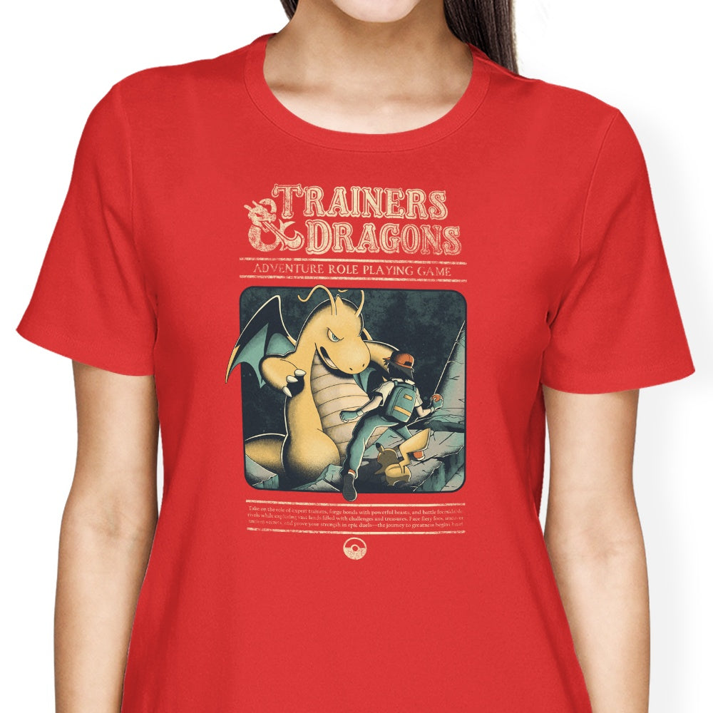 Trainers and Dragons Women's Apparel - Adult & Kids T-Shirts, Sweatshirts & Hoodies apparel design preview 1