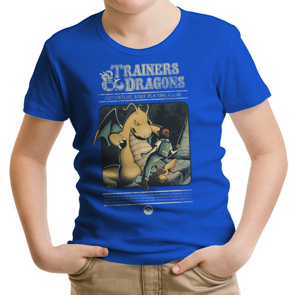 Trainers and Dragons Youth Apparel - Adult & Kids T-Shirts, Sweatshirts & Hoodies apparel design preview 2