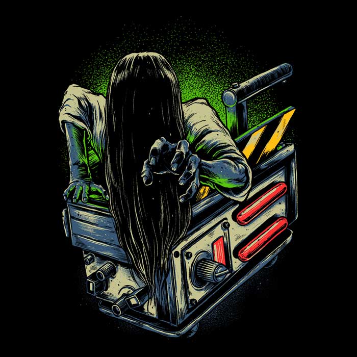 Trapped Ghost Men's Apparel - Adult & Kids T-Shirts, Sweatshirts & Hoodies apparel design preview 2