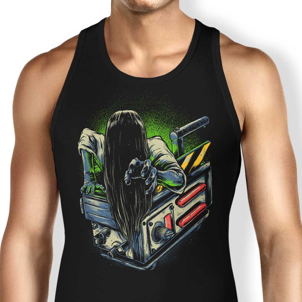Trapped Ghost Tank Top - Adult & Kids T-Shirts, Sweatshirts & Hoodies apparel design preview 1