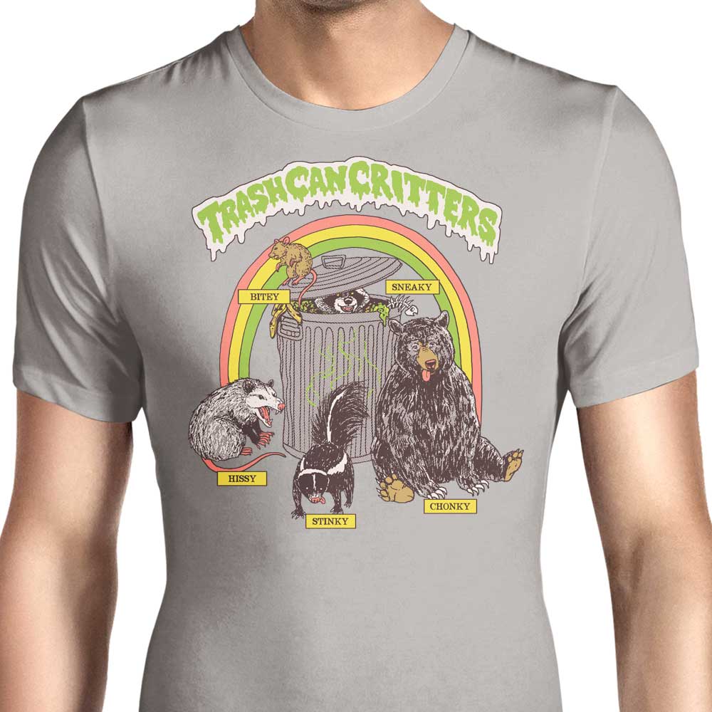 Trash Can Critters Men's Apparel - Adult & Kids T-Shirts, Sweatshirts & Hoodies apparel design preview 1