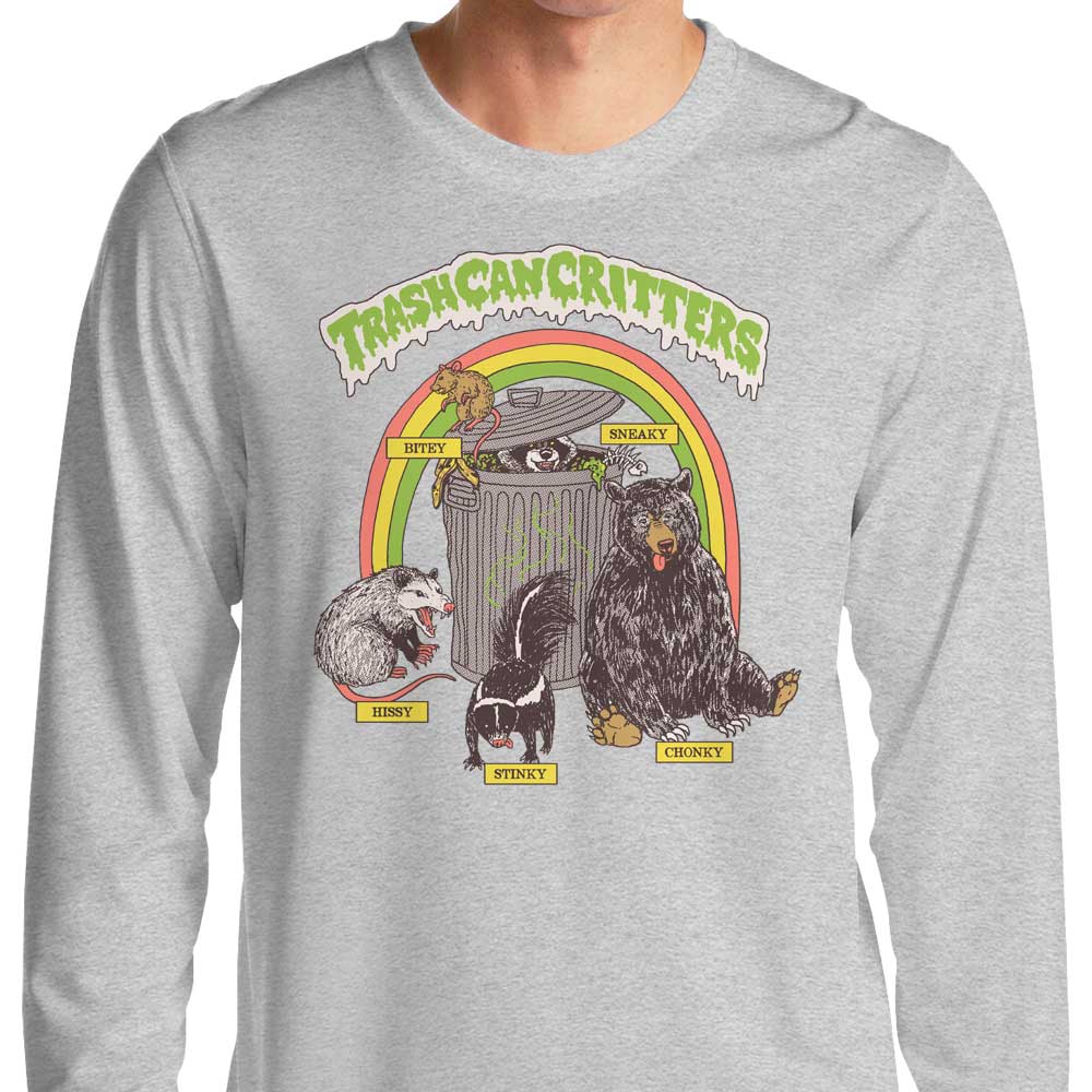 Trash Can Critters - Adult & Kids T-Shirts, Sweatshirts & Hoodies apparel design preview 1