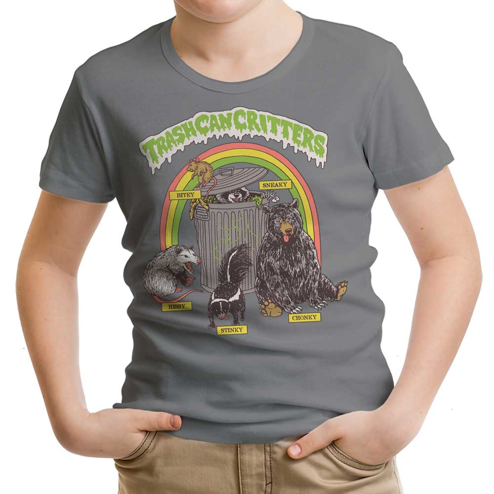 Trash Can Critters Youth Apparel - Adult & Kids T-Shirts, Sweatshirts & Hoodies apparel design preview 1