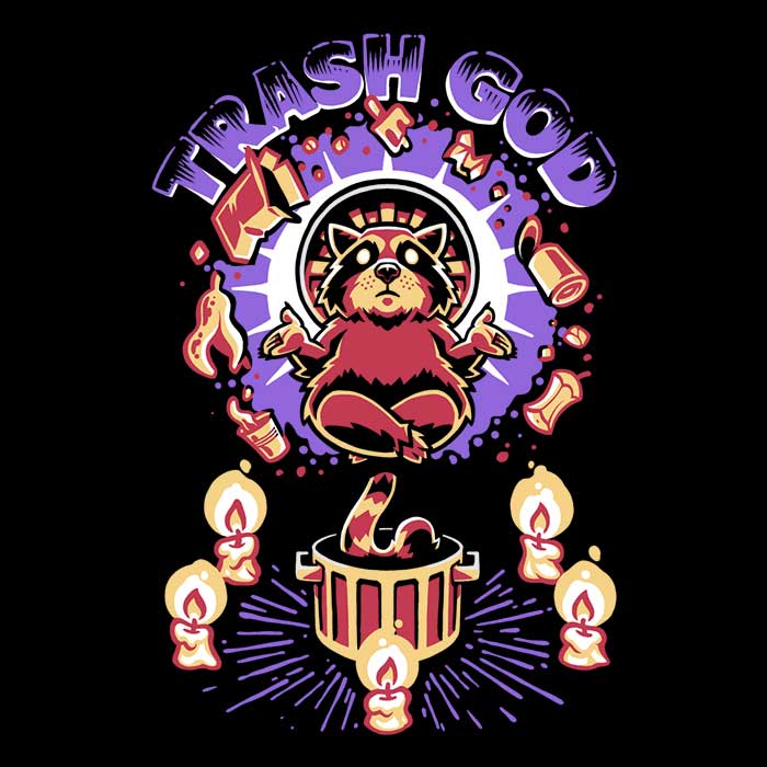 Trash God Men's Apparel - Adult & Kids T-Shirts, Sweatshirts & Hoodies apparel design preview 2