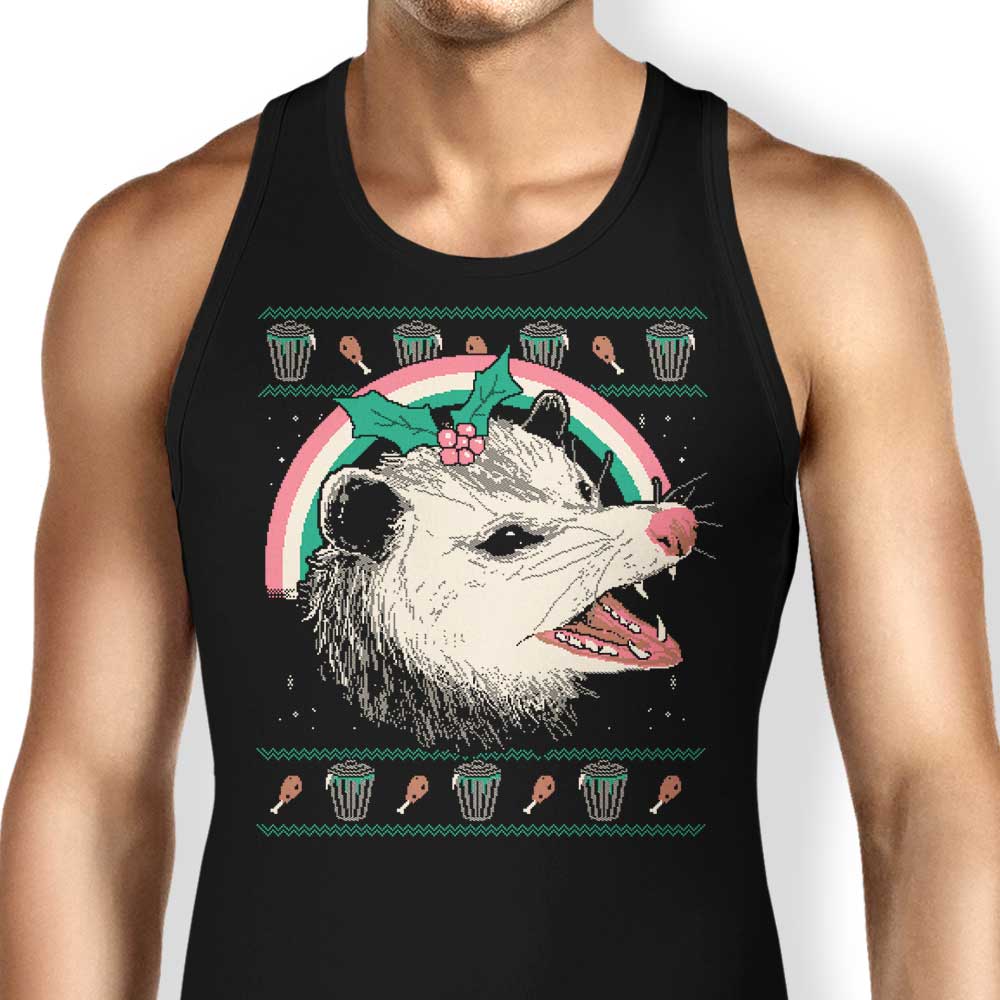 Trash the Halls Tank Top - Adult & Kids T-Shirts, Sweatshirts & Hoodies apparel design preview 1