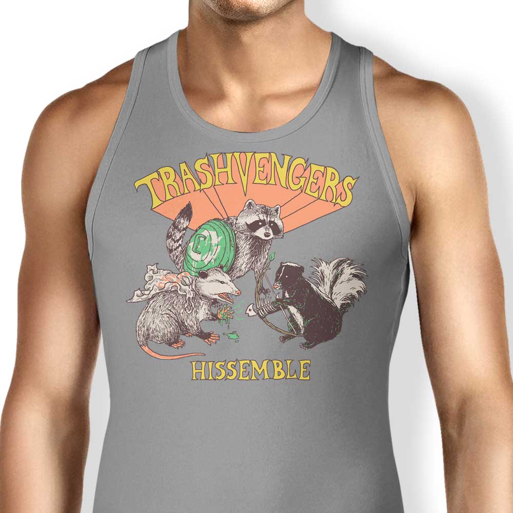Trashvengers Tank Top - Adult & Kids T-Shirts, Sweatshirts & Hoodies apparel design preview 1