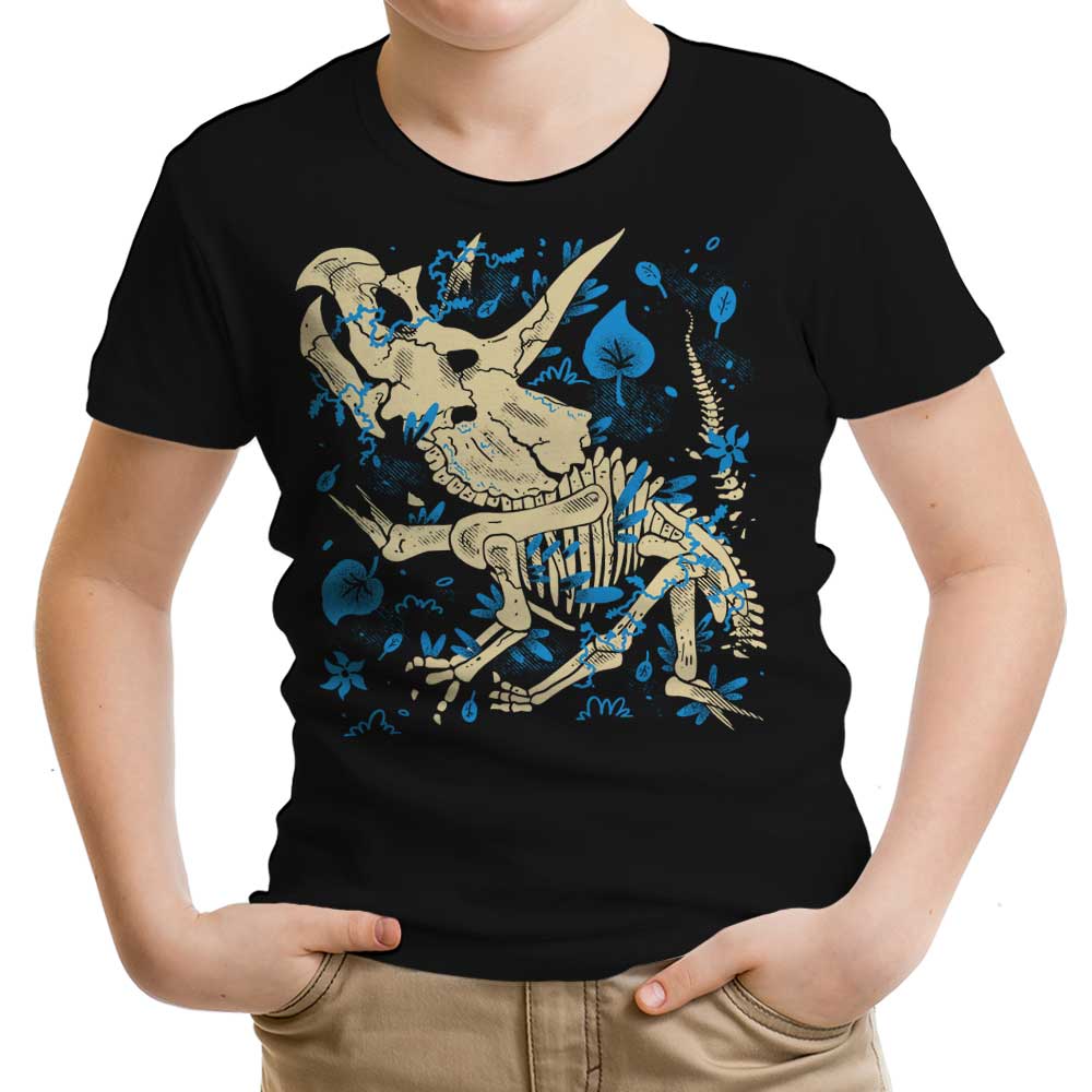 Triceratops Fossils Youth Apparel - Adult & Kids T-Shirts, Sweatshirts & Hoodies apparel design preview 1