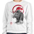 Triceratops Sumi-e - Adult & Kids T-Shirts, Sweatshirts & Hoodies apparel design preview 1