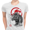 Triceratops Sumi-e Women's Apparel - Adult & Kids T-Shirts, Sweatshirts & Hoodies apparel design preview 1
