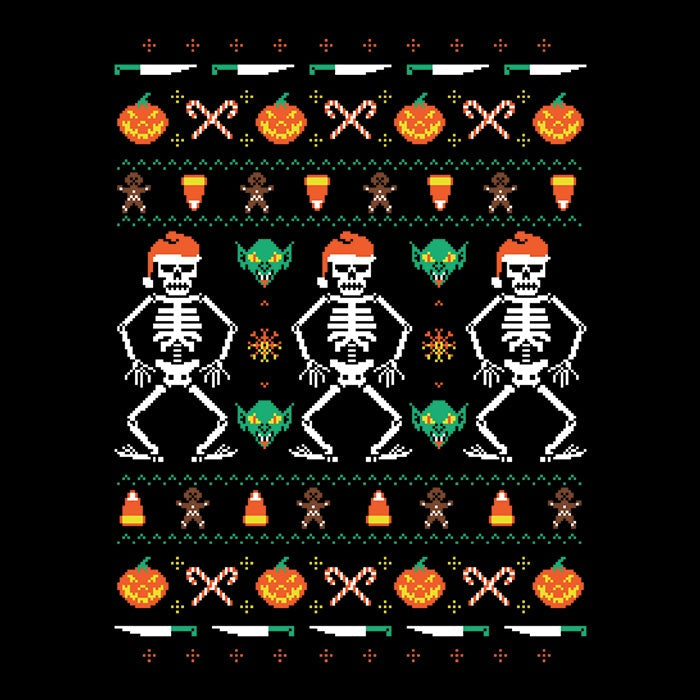 Trick or Christmas Men's Apparel - Adult & Kids T-Shirts, Sweatshirts & Hoodies apparel design preview 2