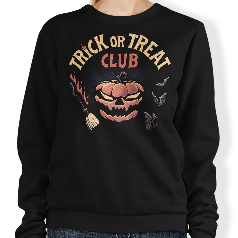 Trick or Treat Club - Adult & Kids T-Shirts, Sweatshirts & Hoodies apparel design preview 1