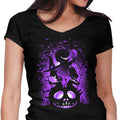 Trick or Treaters Women's V-Neck - Adult & Kids T-Shirts, Sweatshirts & Hoodies apparel design preview 1