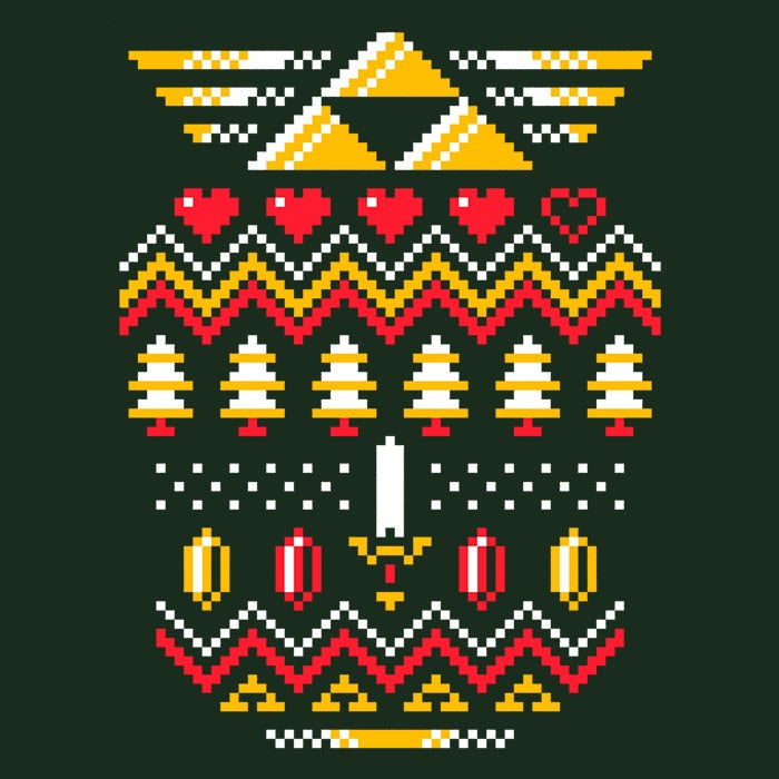 Triforce Holiday - Adult & Kids T-Shirts, Sweatshirts & Hoodies apparel design preview 2