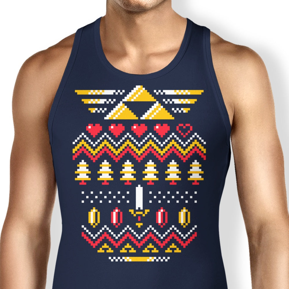 Triforce Holiday Tank Top - Adult & Kids T-Shirts, Sweatshirts & Hoodies apparel design preview 1