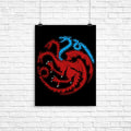 Trinity of Ice and Fire Poster - Adult & Kids T-Shirts, Sweatshirts & Hoodies apparel design preview 1