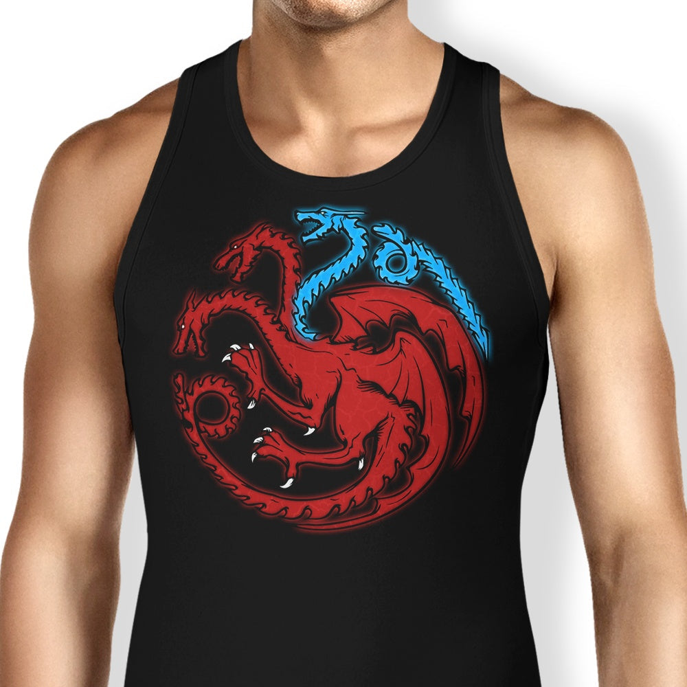 Trinity of Ice and Fire Tank Top - Adult & Kids T-Shirts, Sweatshirts & Hoodies apparel design preview 1