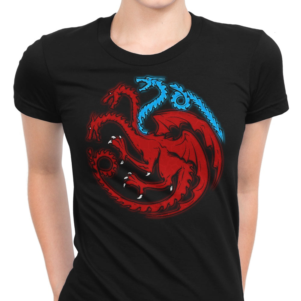 Trinity of Ice and Fire Women's Apparel - Adult & Kids T-Shirts, Sweatshirts & Hoodies apparel design preview 1
