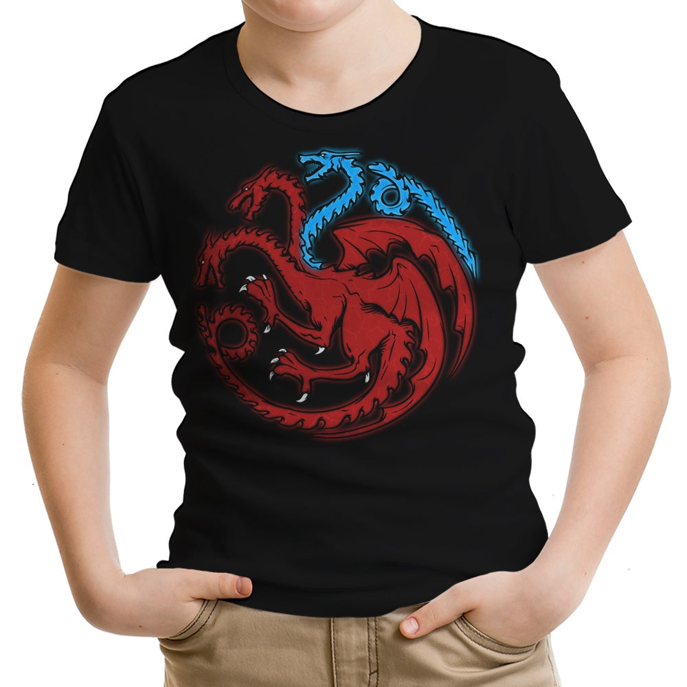 Trinity of Ice and Fire Youth Apparel - Adult & Kids T-Shirts, Sweatshirts & Hoodies apparel design preview 1