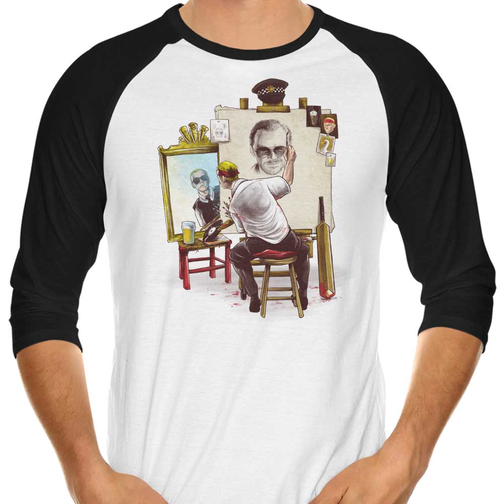 Triple Cornetto Portrait 3/4 Sleeve Raglan - Adult & Kids T-Shirts, Sweatshirts & Hoodies apparel design preview 1