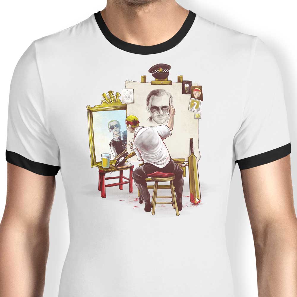 Triple Cornetto Portrait Ringer - Adult & Kids T-Shirts, Sweatshirts & Hoodies apparel design preview 1
