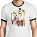 Triple Cornetto Portrait Ringer - Adult & Kids T-Shirts, Sweatshirts & Hoodies apparel design preview 1