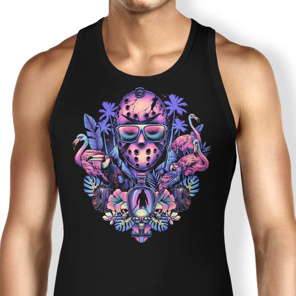 Tropical Camper Tank Top - Adult & Kids T-Shirts, Sweatshirts & Hoodies apparel design preview 1