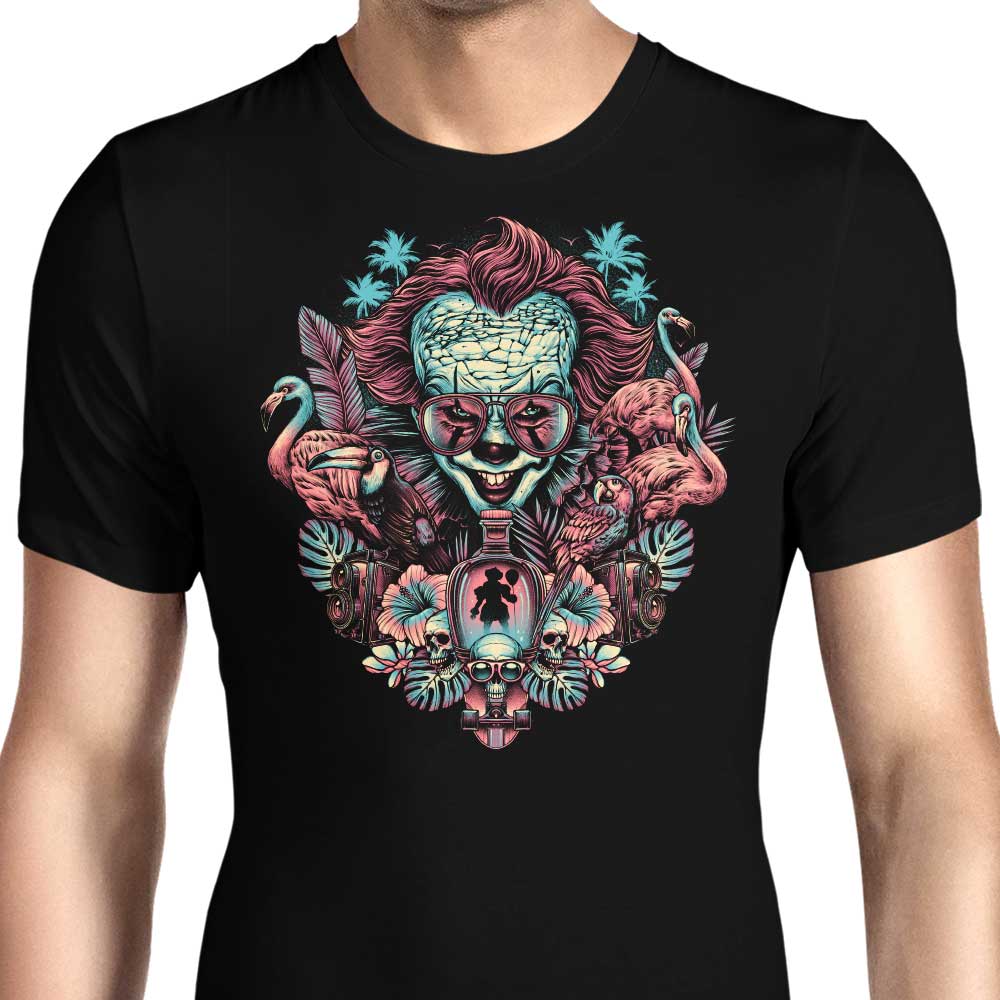 Tropical Clown Men's Apparel - Adult & Kids T-Shirts, Sweatshirts & Hoodies apparel design preview 1