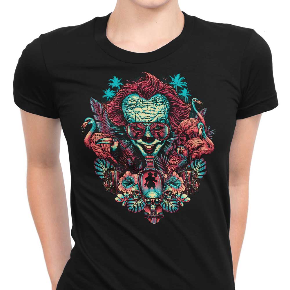 Tropical Clown Women's Apparel - Adult & Kids T-Shirts, Sweatshirts & Hoodies apparel design preview 1