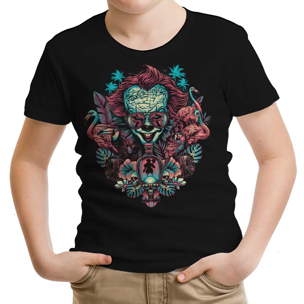 Tropical Clown Youth Apparel - Adult & Kids T-Shirts, Sweatshirts & Hoodies apparel design preview 1