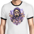 Tropical Ghost Ringer - Adult & Kids T-Shirts, Sweatshirts & Hoodies apparel design preview 1