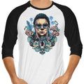 Tropical Slasher 3/4 Sleeve Raglan - Adult & Kids T-Shirts, Sweatshirts & Hoodies apparel design preview 1