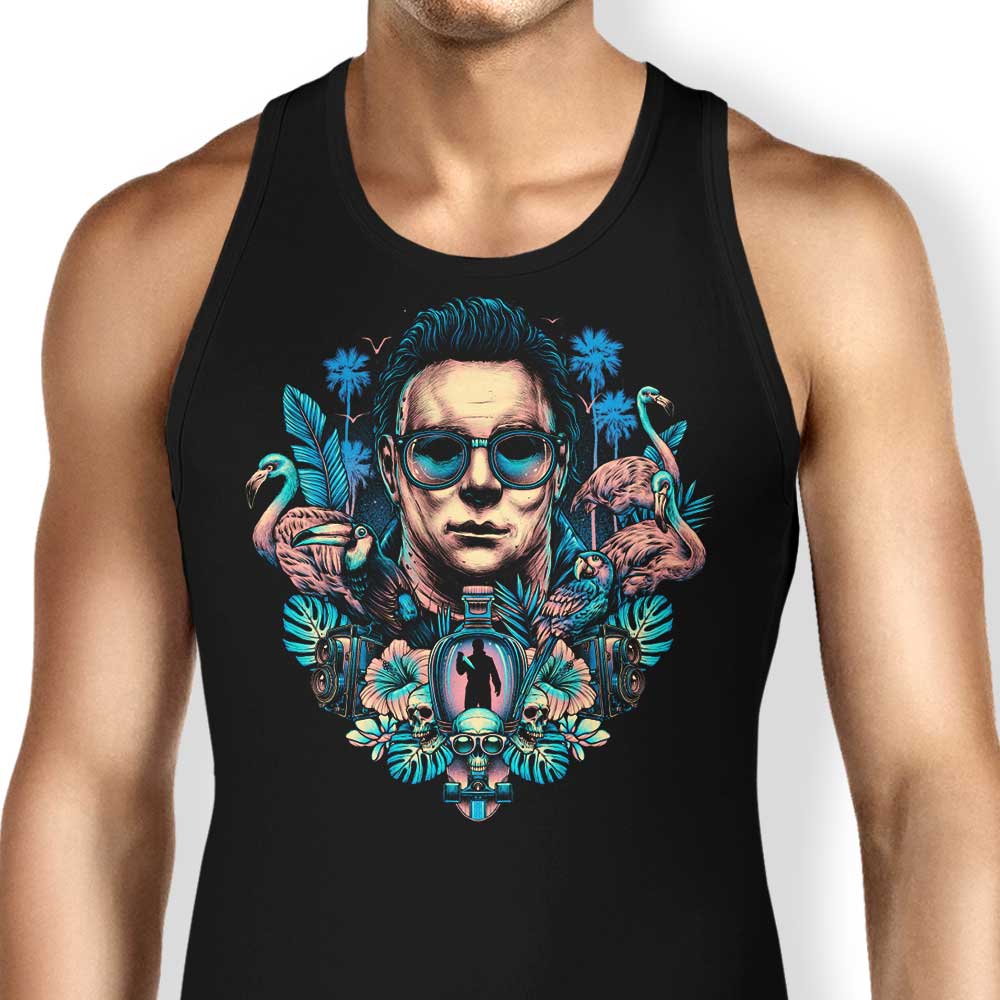 Tropical Slasher Tank Top - Adult & Kids T-Shirts, Sweatshirts & Hoodies apparel design preview 1