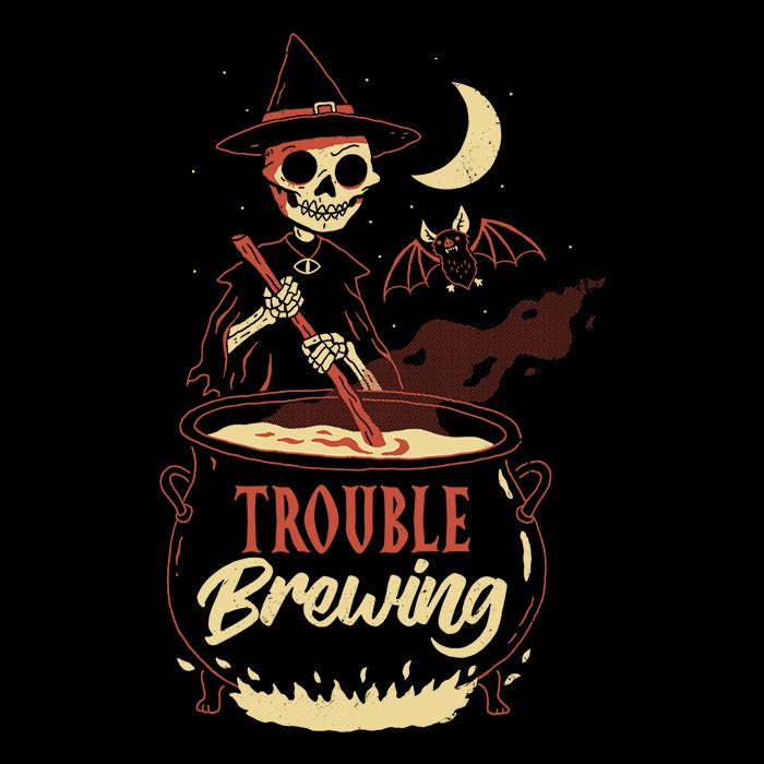 Trouble Brewing Tank Top - Adult & Kids T-Shirts, Sweatshirts & Hoodies apparel design preview 2