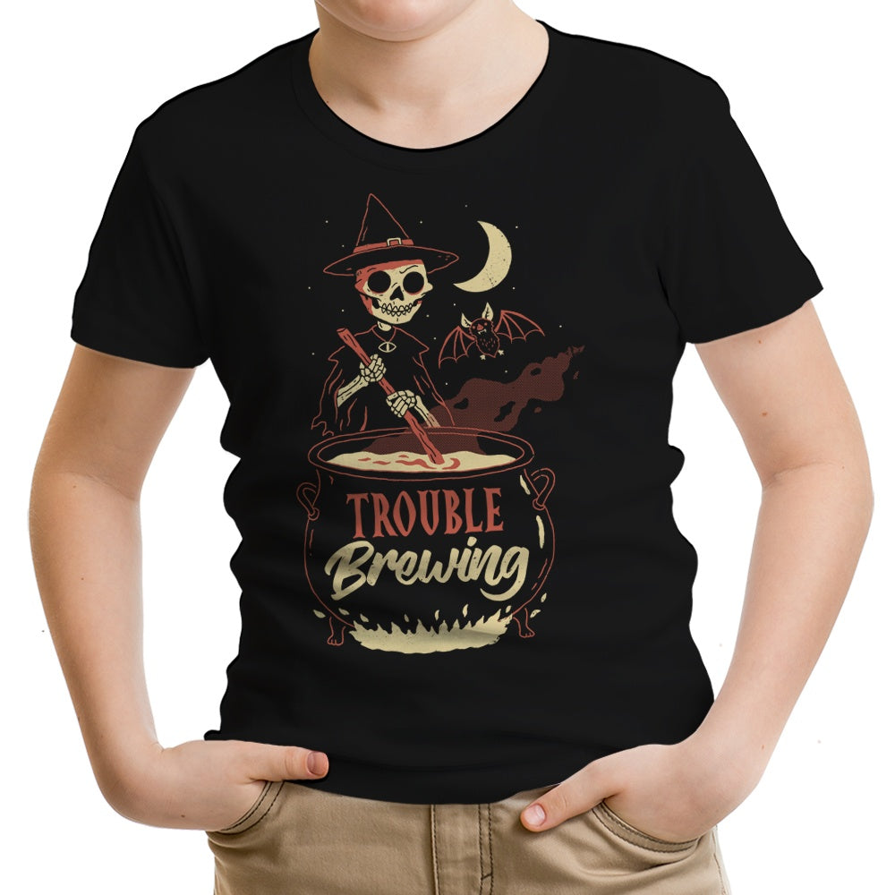 Trouble Brewing Youth Apparel - Adult & Kids T-Shirts, Sweatshirts & Hoodies apparel design preview 1