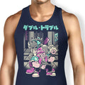 Trouble in Double Tank Top - Adult & Kids T-Shirts, Sweatshirts & Hoodies apparel design preview 1