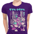 Trouble in Double Women's Apparel - Adult & Kids T-Shirts, Sweatshirts & Hoodies apparel design preview 1